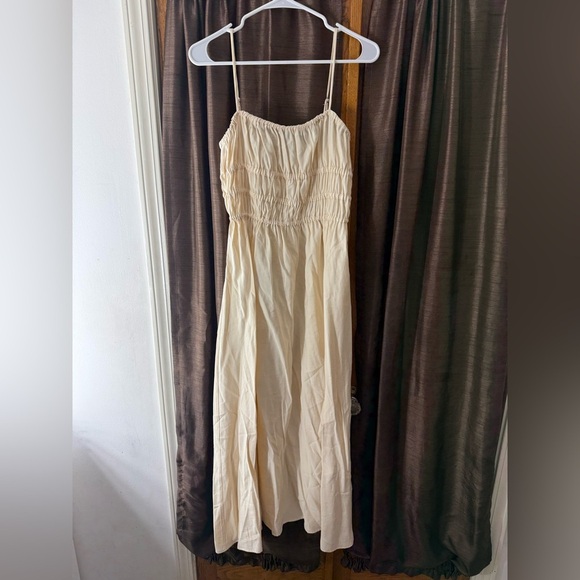 Zara Cream Maxi Dress XS - Picture 1 of 6